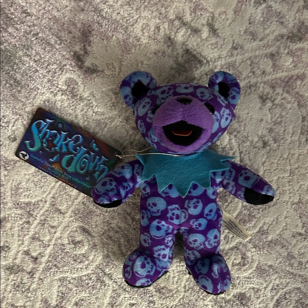 GRATEFUL DEAD BEAN BEAR - BY LIQUID BLUE - "SHAKE DOWN" BEAR - NWT RARE